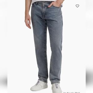 AG Adriano Goldschmied Tellis modern slim light gray jeans 38/32 mens